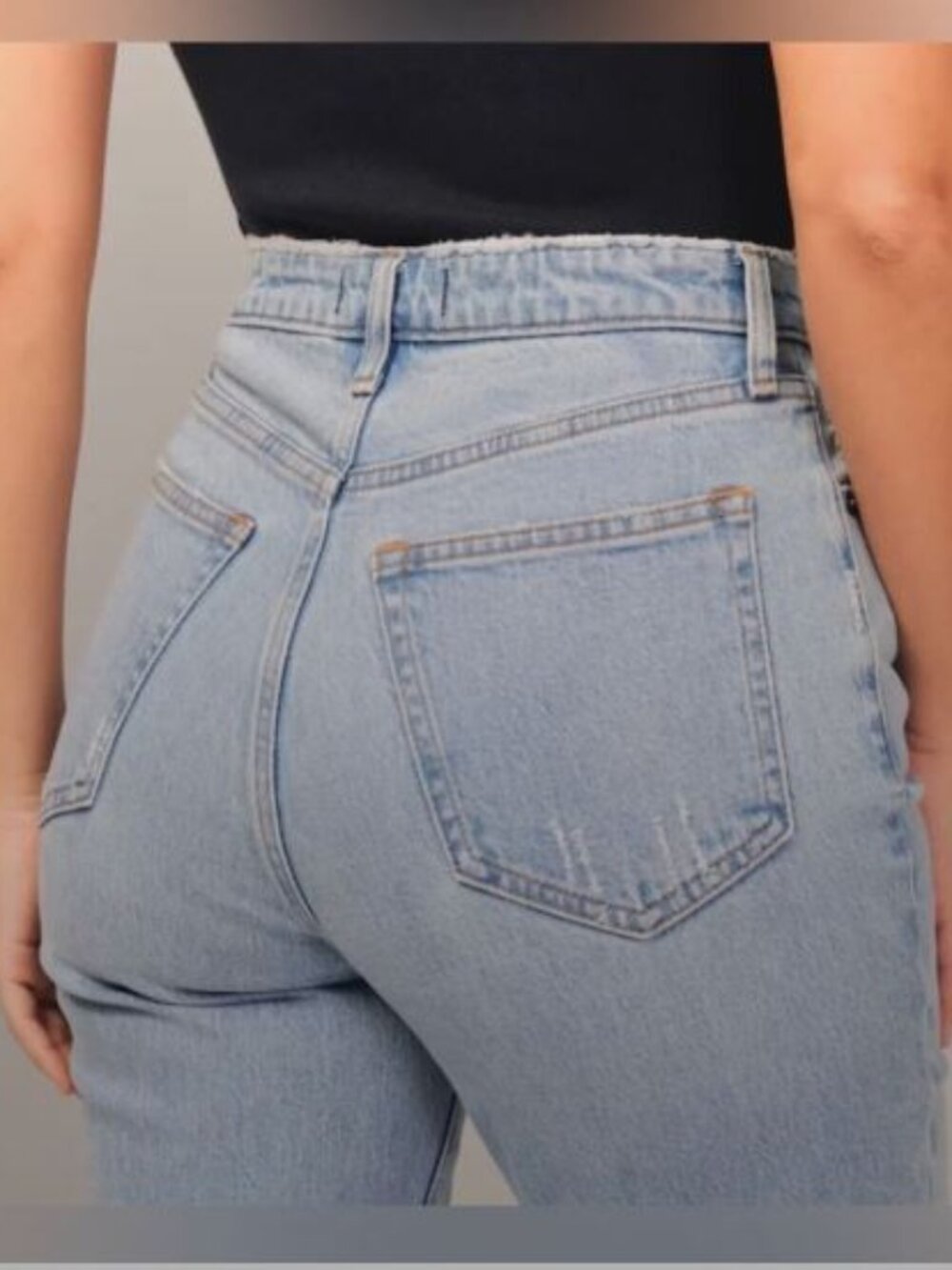 Abercrombie & Fitch Curve Love The Vintage Flare High Rise Jeans - Picture 3 of 7